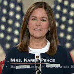 Karen Sue Pence (Batten) wife of Mike Pence Vice President at RNC