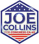 U.S. Rep. Candidate Joe E. Collins (R-CA), Veteran