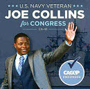 U.S. Rep. Candidate Joe E. Collins (R-CA), Veteran