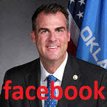 Governor Kevin Stitt of Oklahoma on facebook