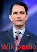 Former Republican Wisconsin Gov. Scott Walker on Wikipedia