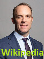 Dominic Raab British Foreign Secretary